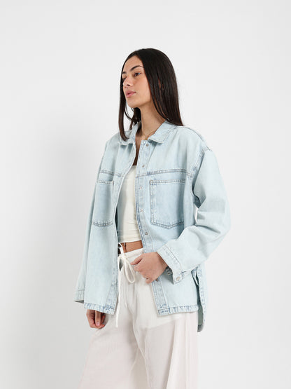Oversized Denim Shirt