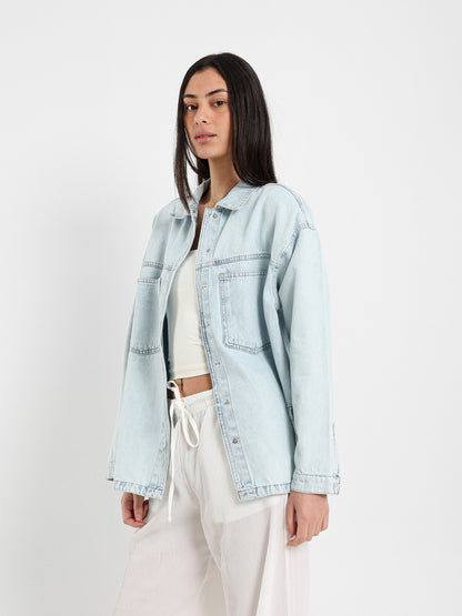 Oversized Denim Shirt
