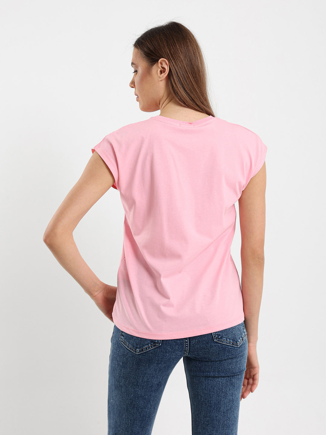 تي شيرت هامبتونز بأكمام كاب
