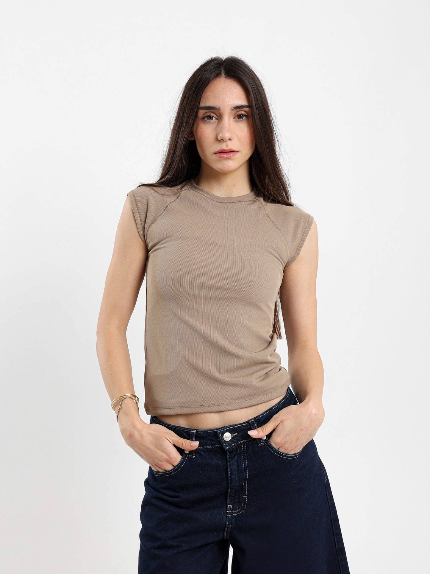 Sleeveless Raglan T-Shirt