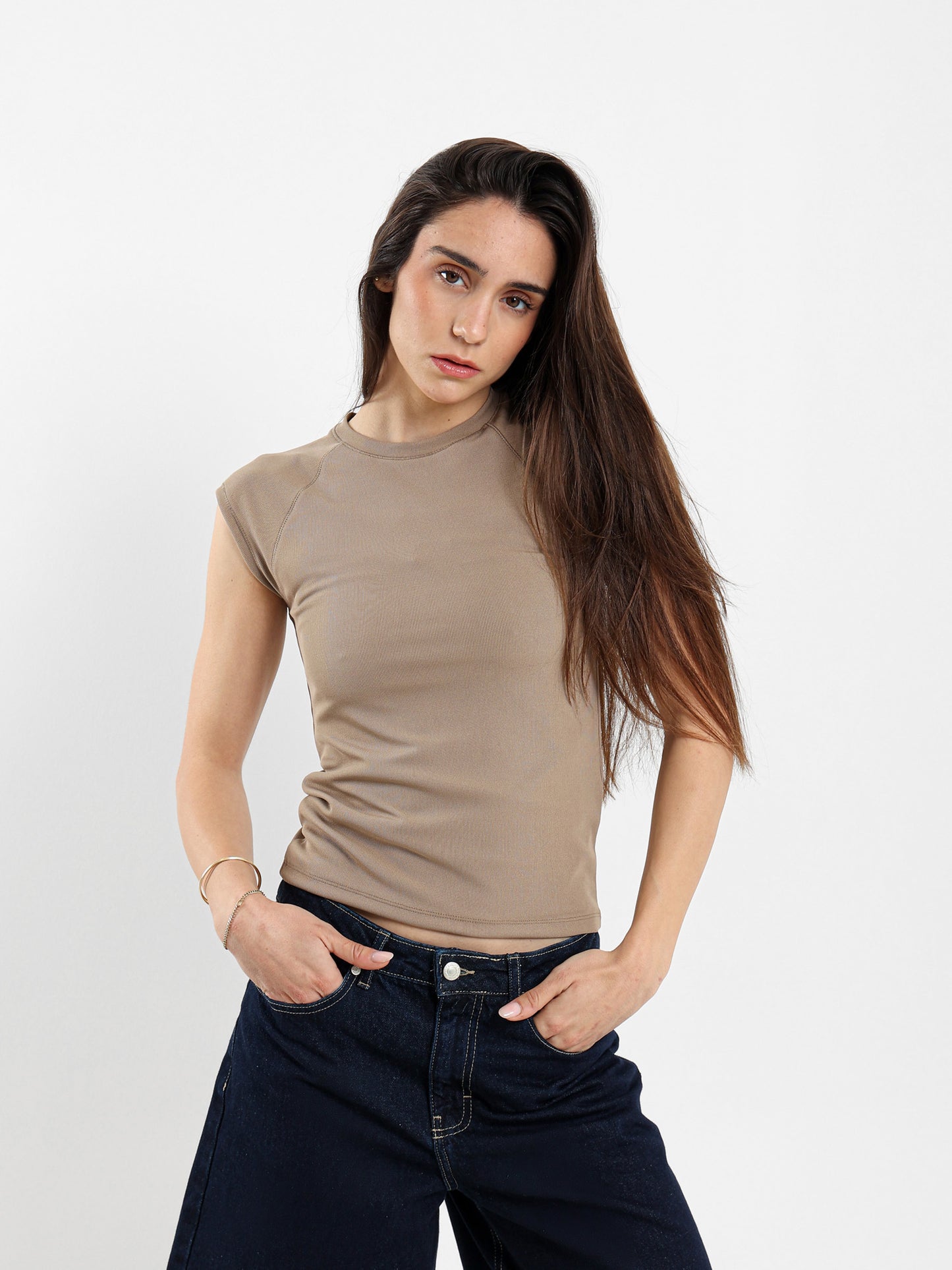 Sleeveless Raglan T-Shirt