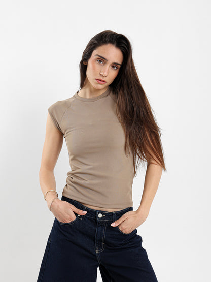 Sleeveless Raglan T-Shirt