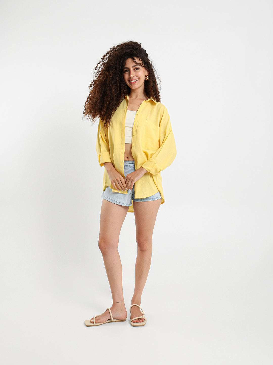 Oversized Linen Shirt