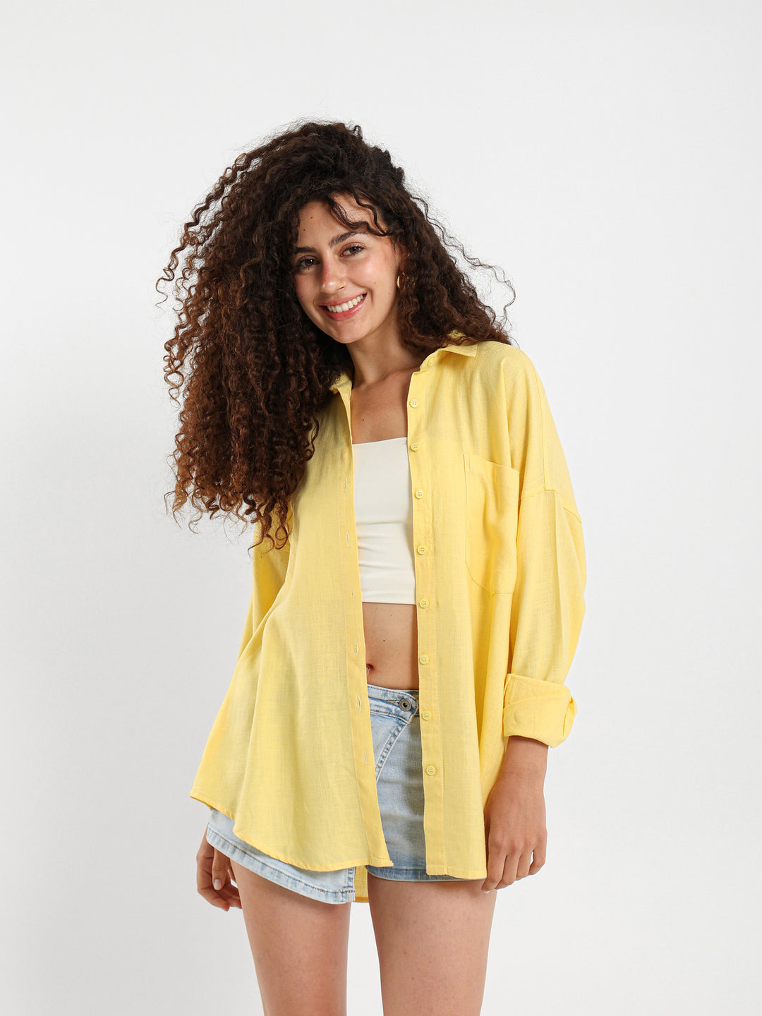 Oversized Linen Shirt