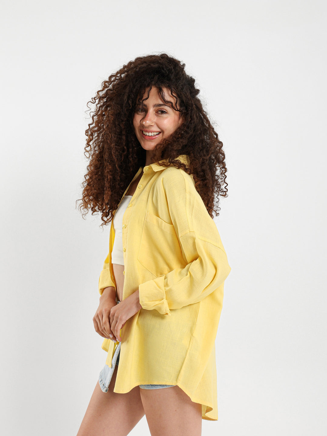 Oversized Linen Shirt
