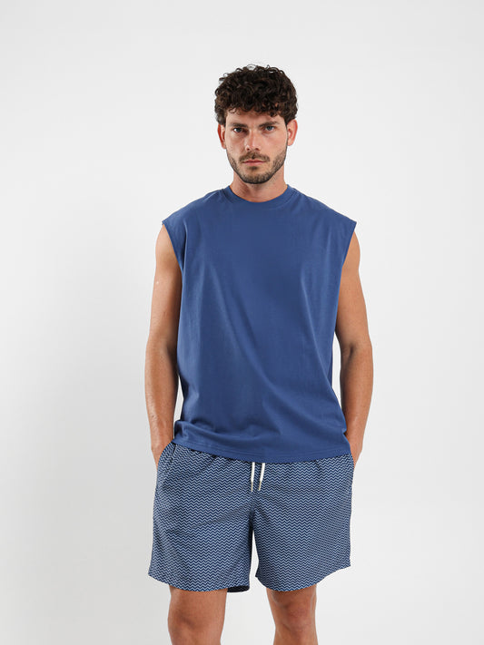 Sleeveless Relaxed T-Shirt