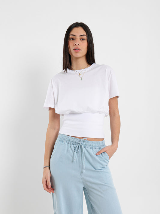 Fitted Waist T-Shirt