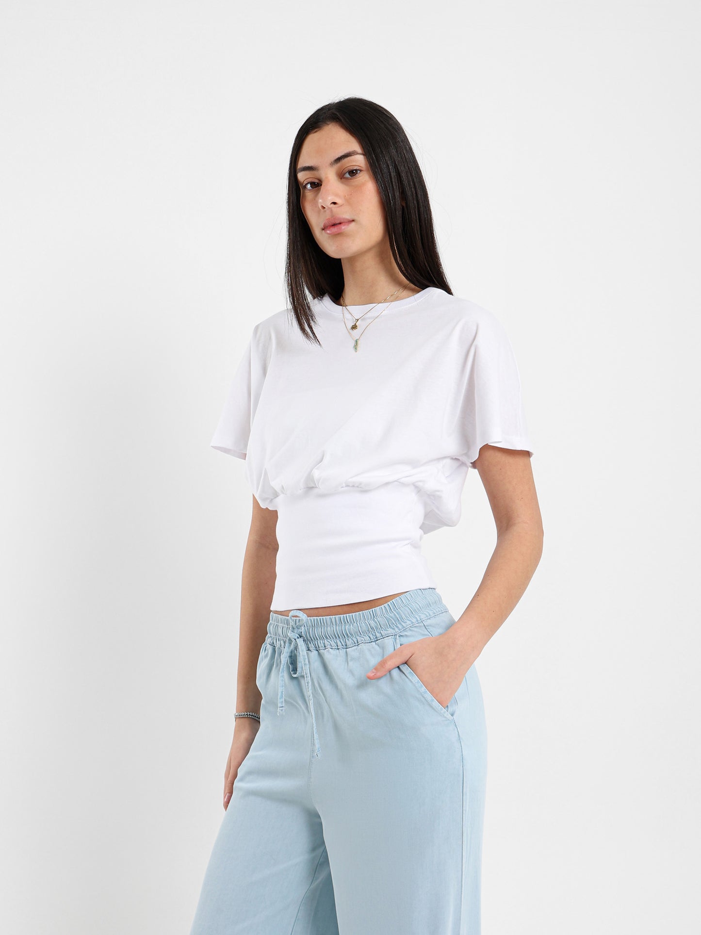Fitted Waist T-Shirt