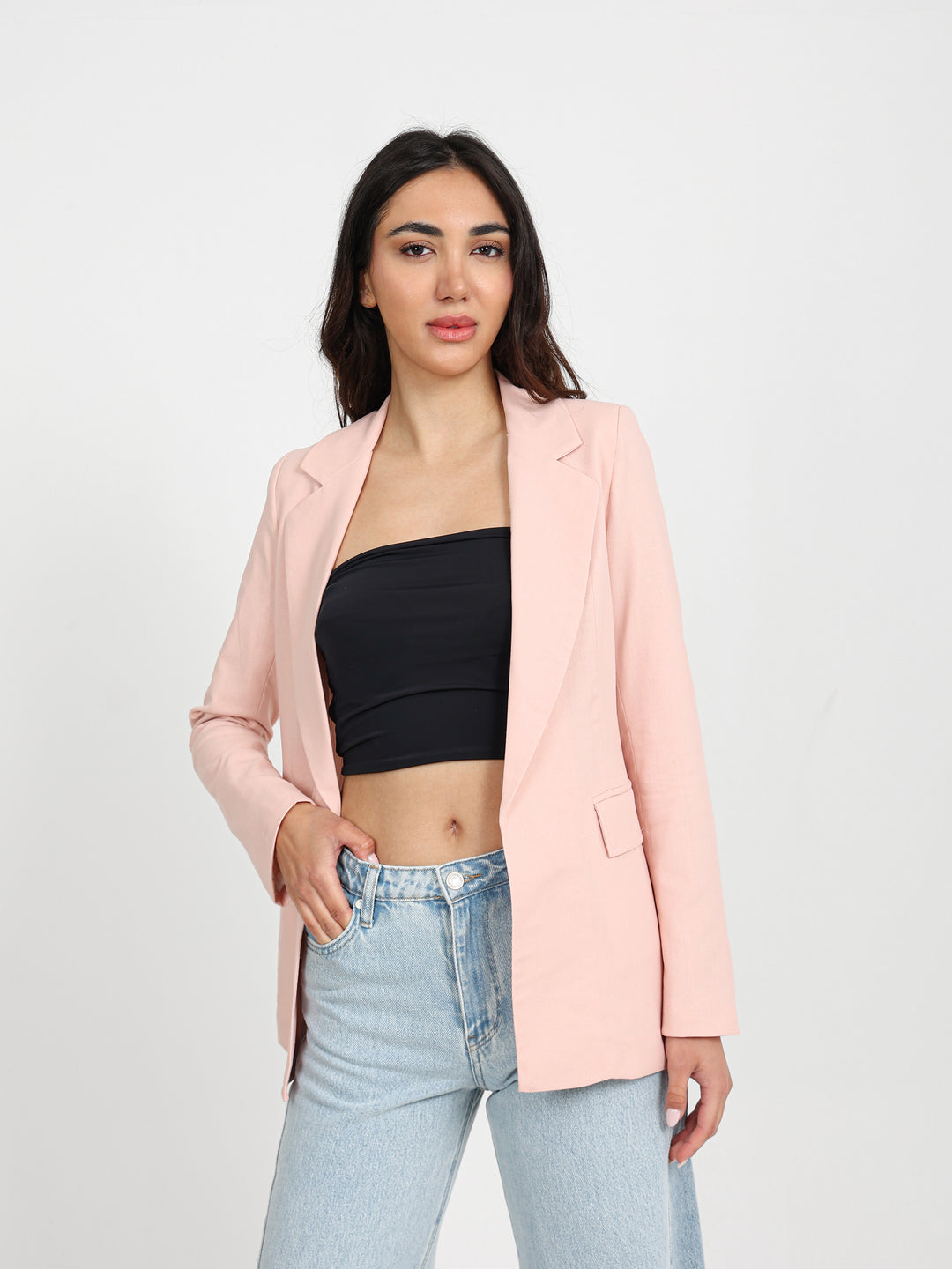 Lapel Collar Blazer