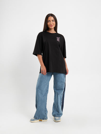 Oversized Best Shot Print T-Shirt