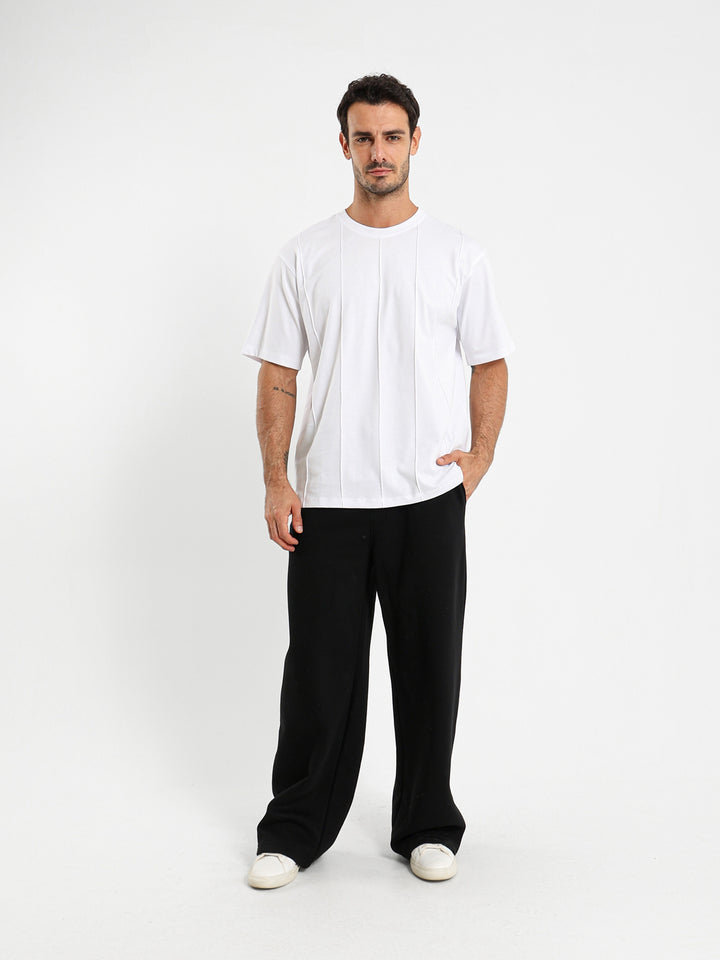 Oversized T-Shirt With Front Stitching