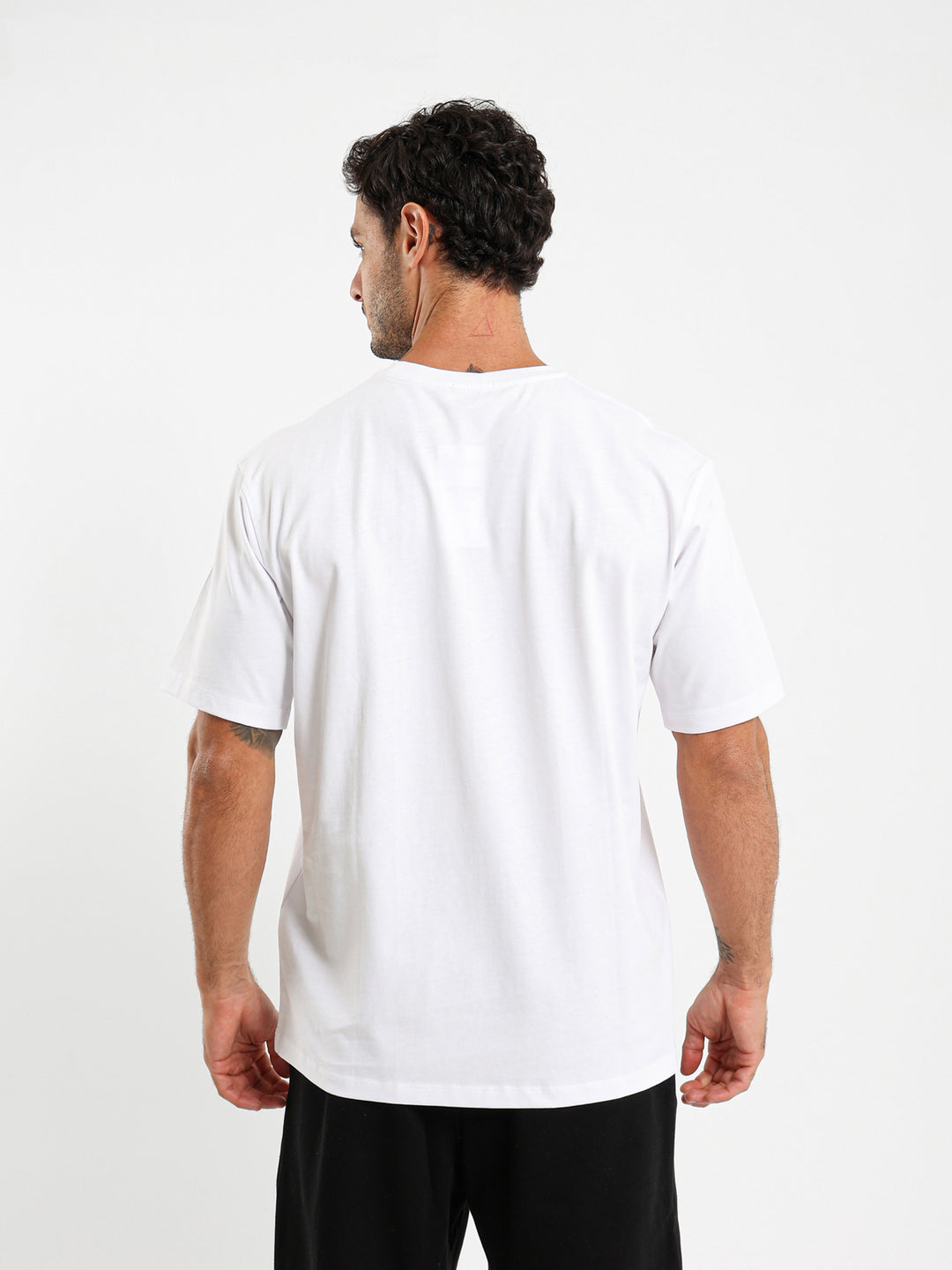 Oversized T-Shirt With Front Stitching