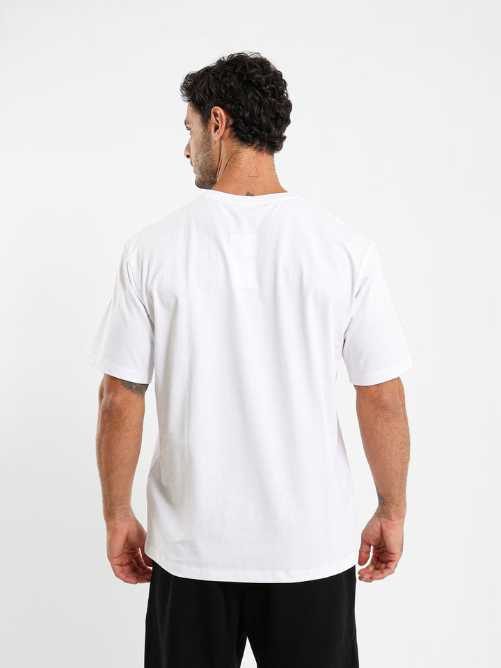 Oversized T-Shirt With Front Stitching