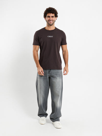 Crest Printed Cotton Tee