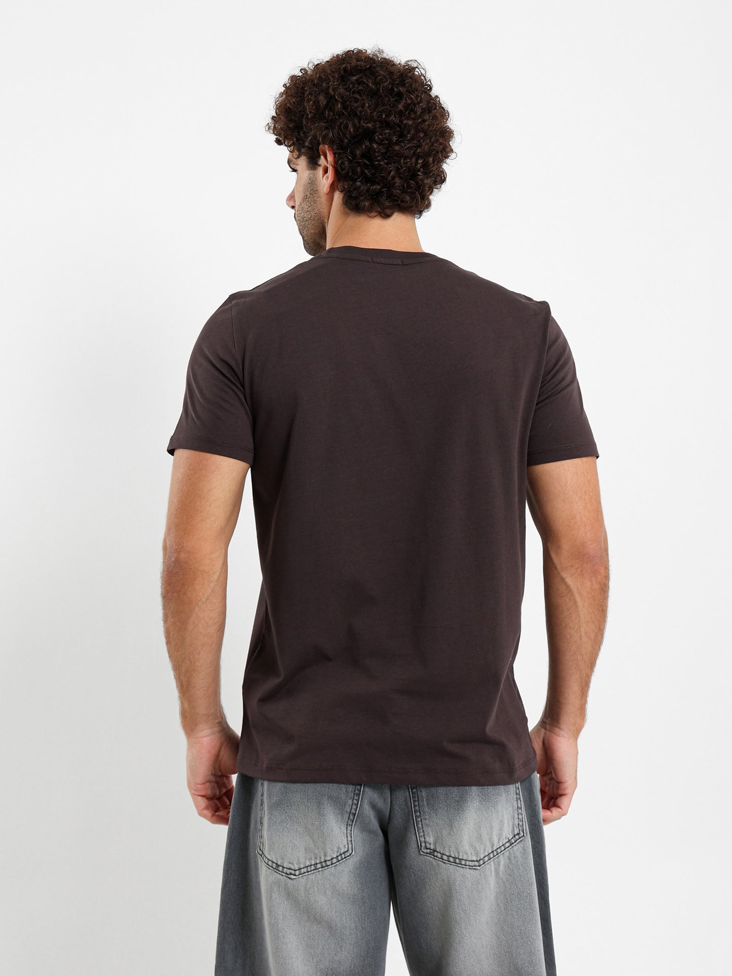 Crest Printed Cotton Tee