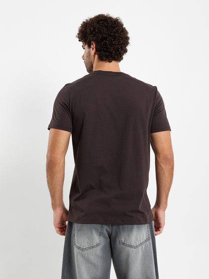 Crest Printed Cotton Tee