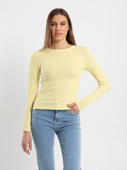 Basic Solid Long Sleeve Tee