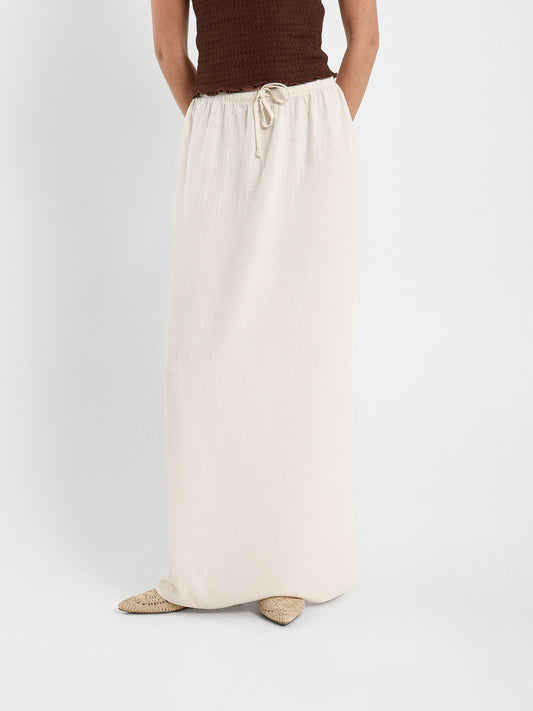 Maxi Linen Skirt
