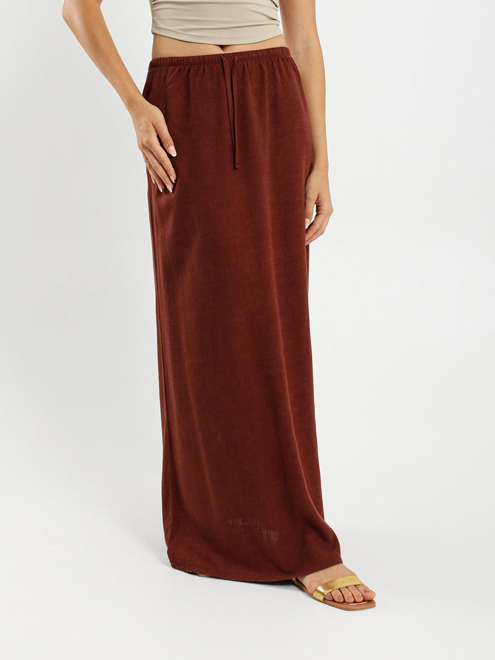 Maxi Linen Skirt
