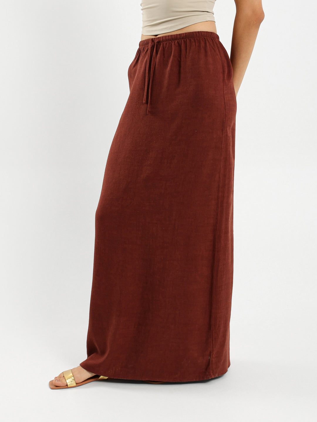 Maxi Linen Skirt