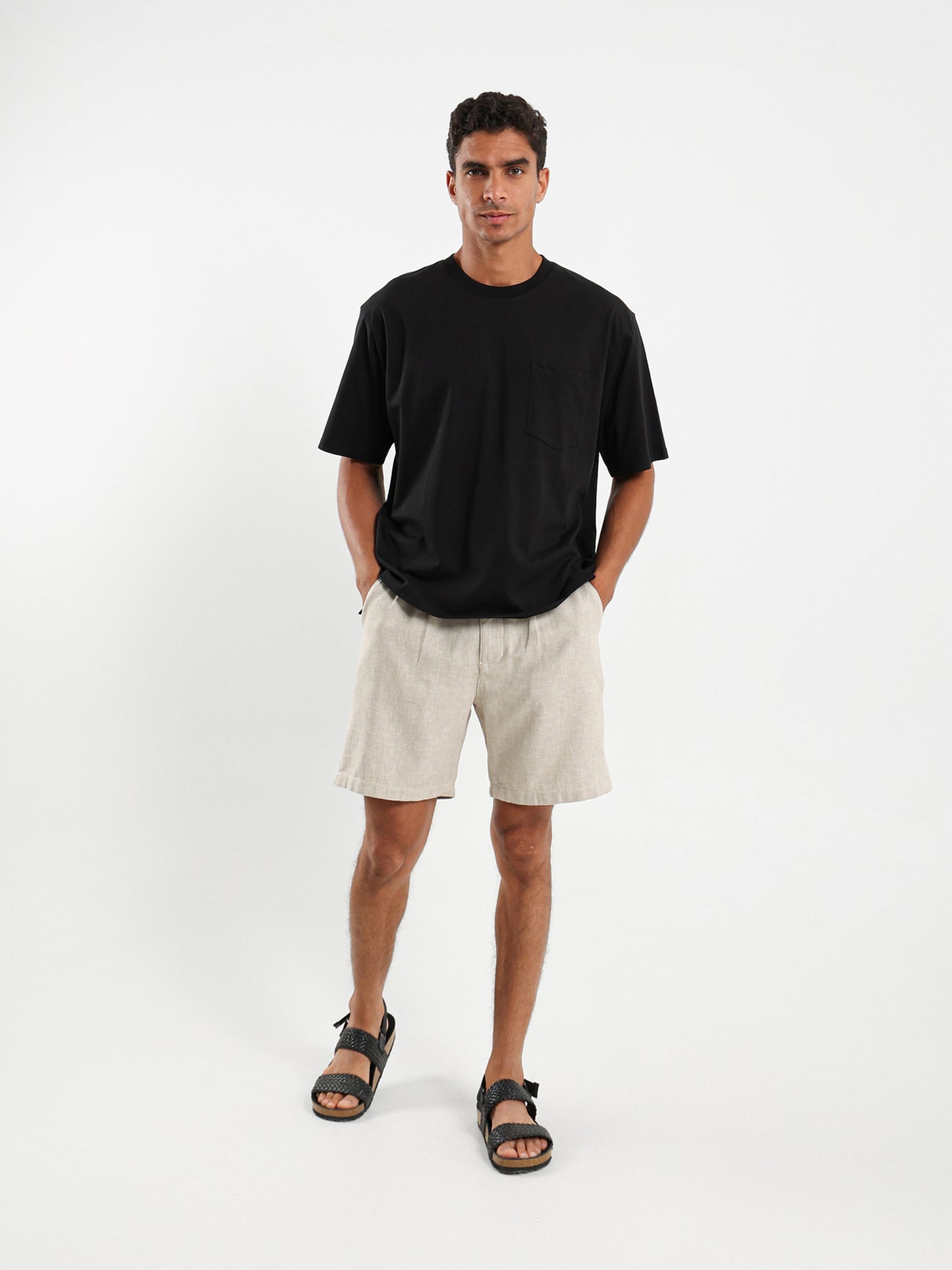 Clean Linen Shorts