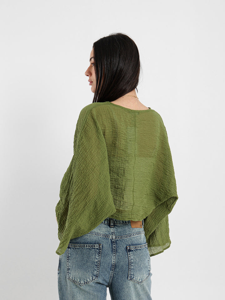 Tie-Front Kimono