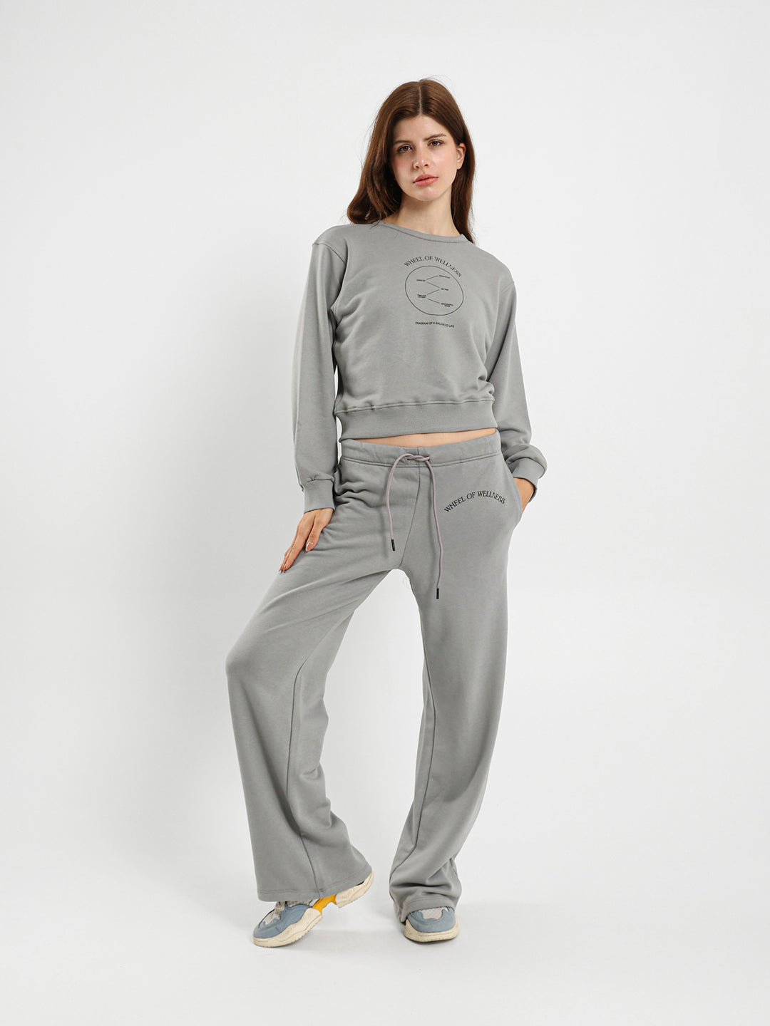 Drawstring Waist Sweatpants