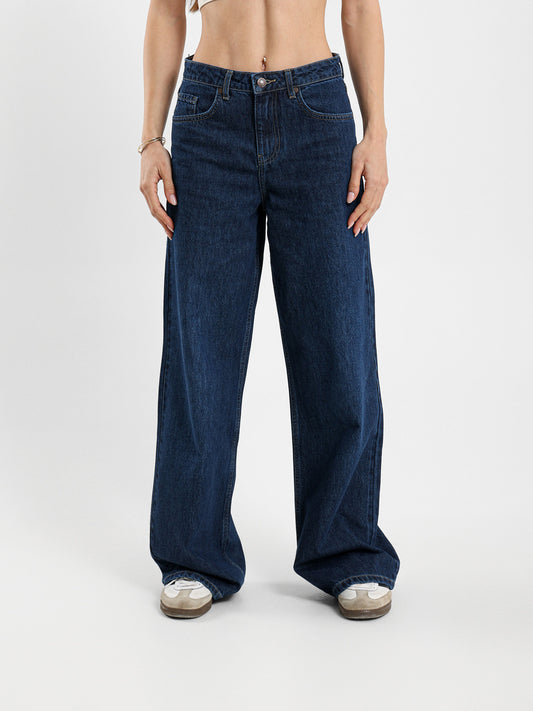 Wide Leg Denim Pants