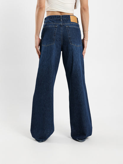 Wide Leg Denim Pants