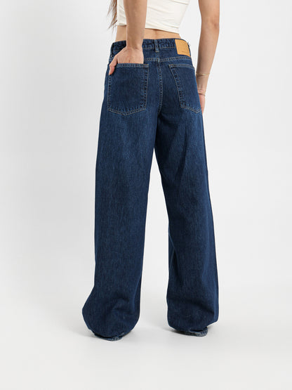 Wide Leg Denim Pants
