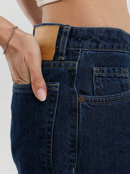 Wide Leg Denim Pants