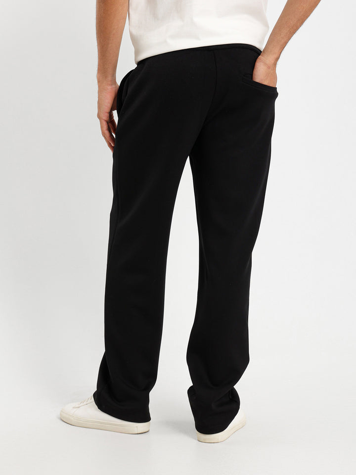 Regular Fit Pants With Front Crease