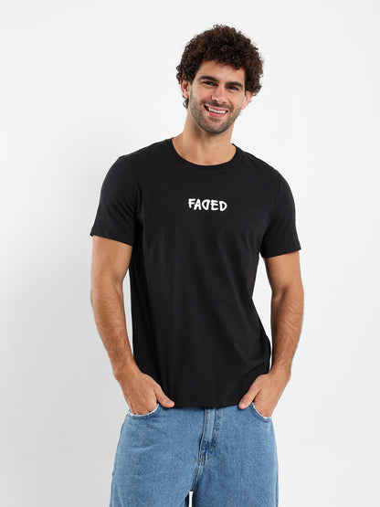 Fading Graphic Cotton Tee