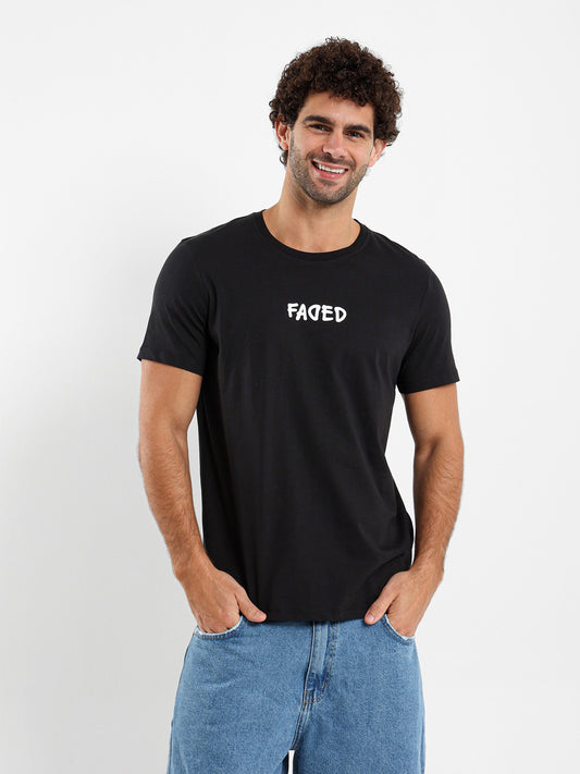 Fading Graphic Cotton Tee