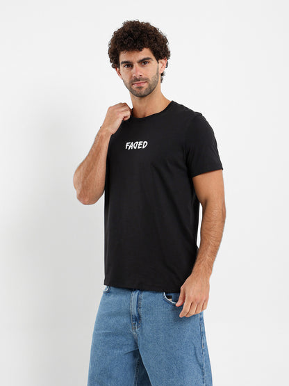 Fading Graphic Cotton Tee
