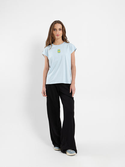 Pickles Print Cap Sleeve T-Shirt