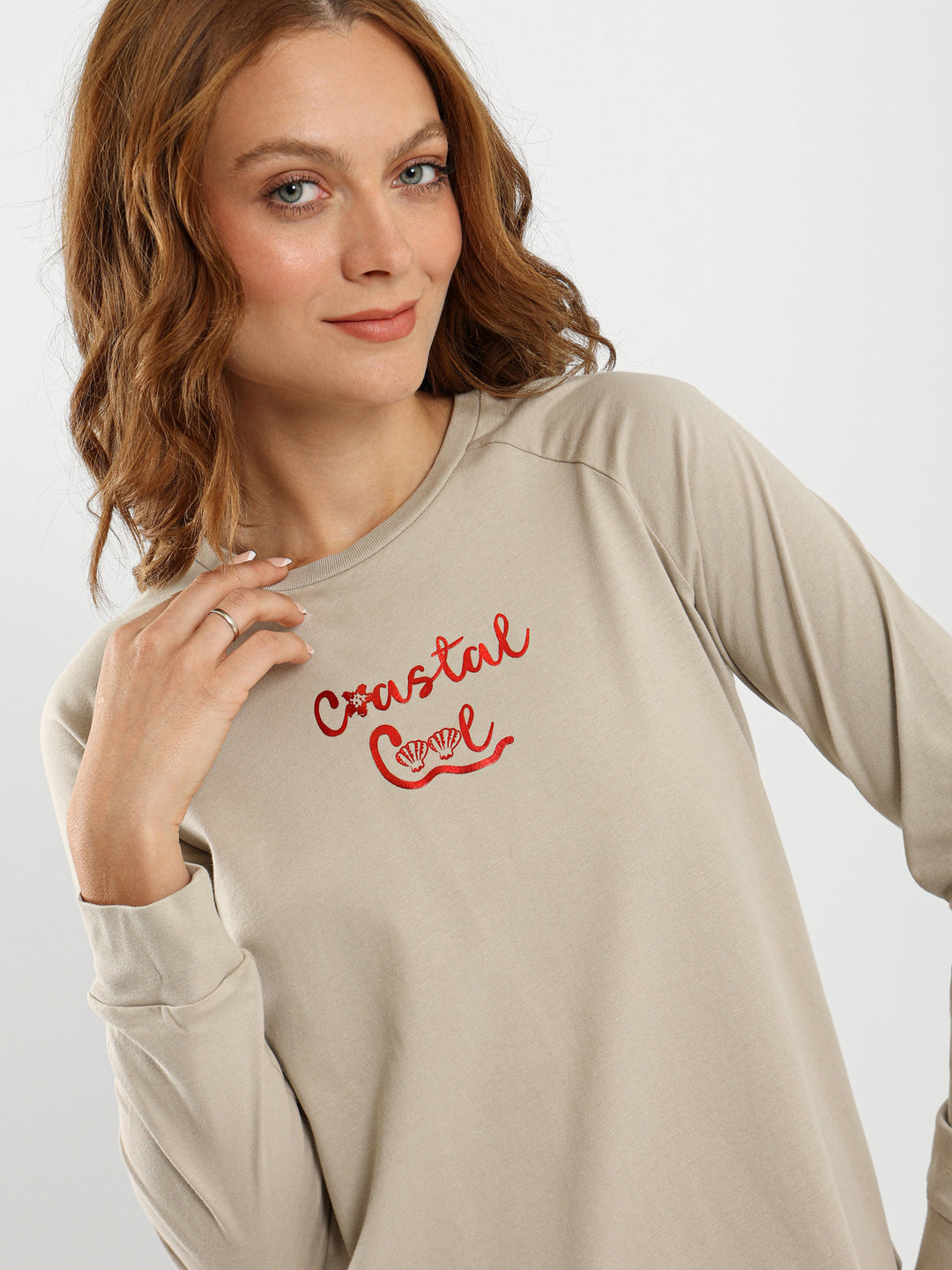 Coastal Cool Printed Raglan T-Shirt