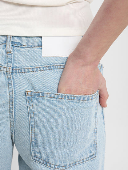 Over Dye Wide Leg Jeans