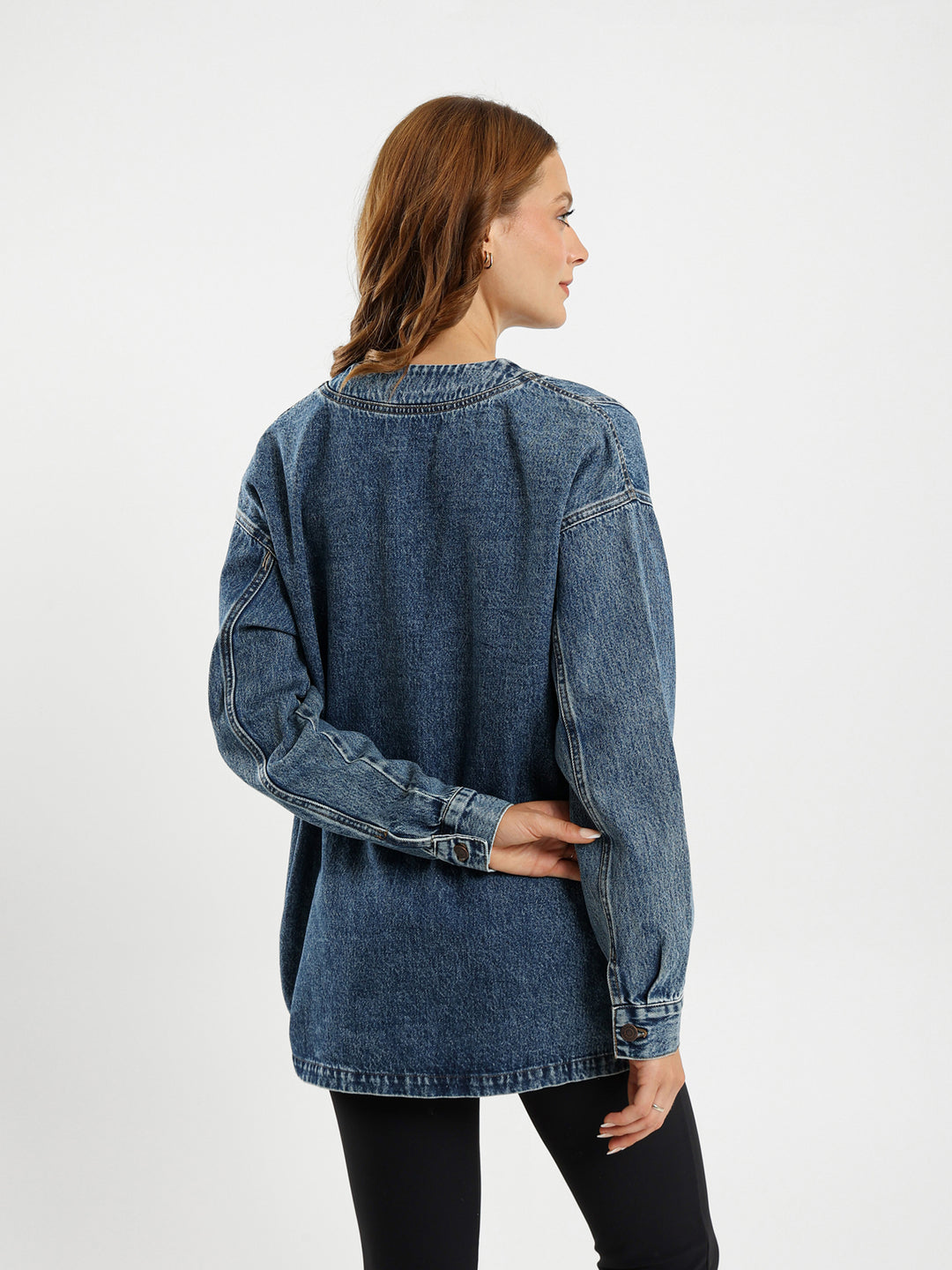 Front Tie Denim Jacket