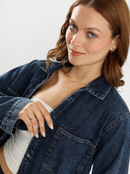 Solid Long-Sleeve Shirt