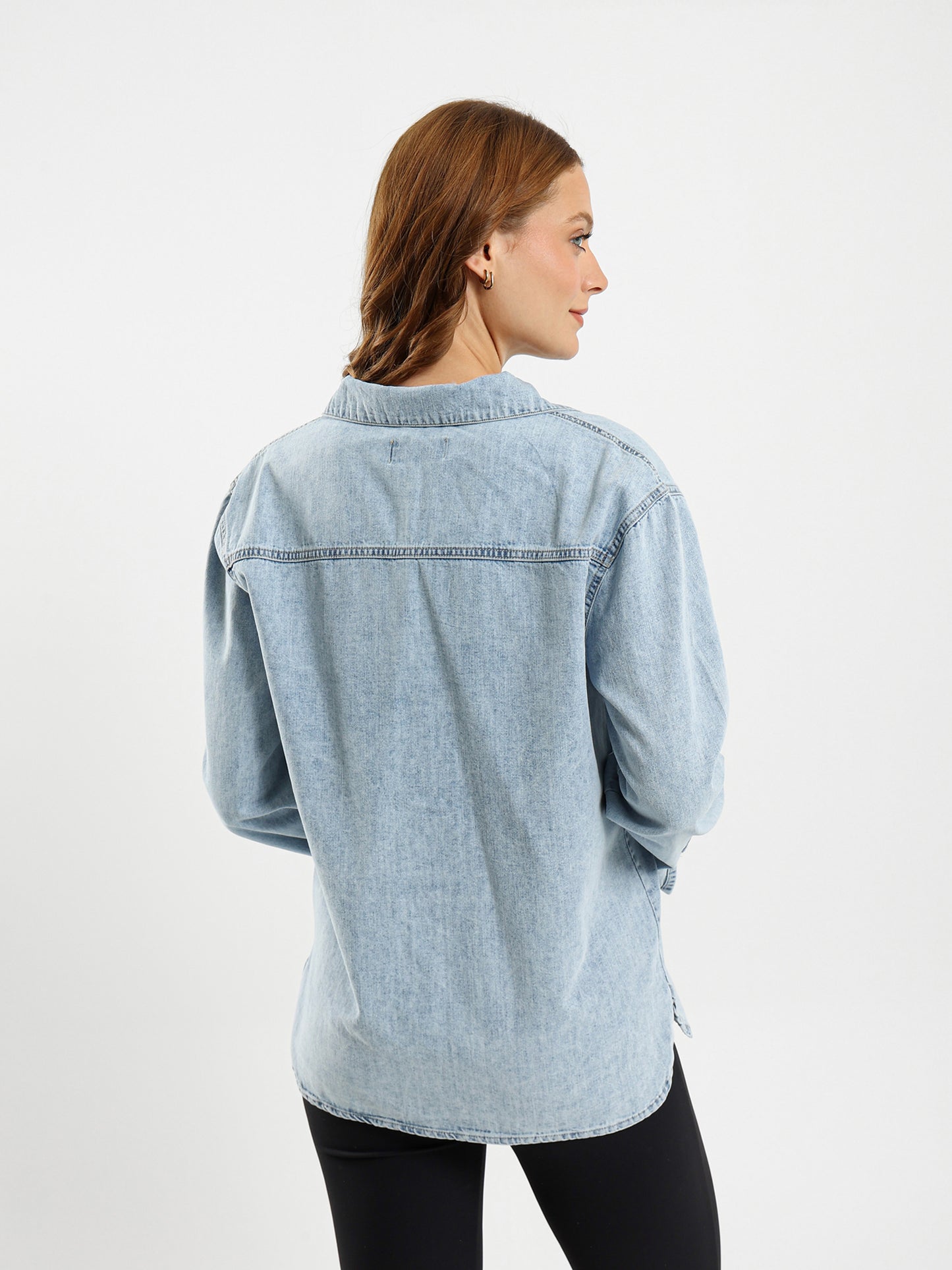 Solid Long-Sleeve Shirt