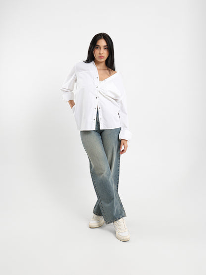 Solid Long-Sleeve Shirt