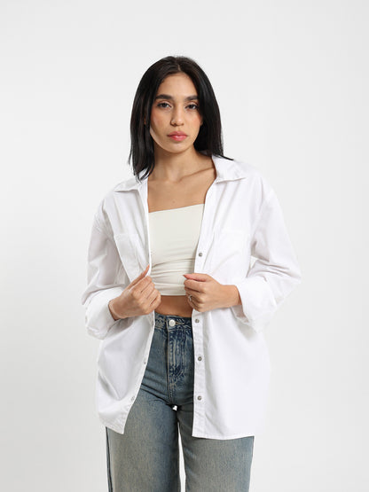 Solid Long-Sleeve Shirt