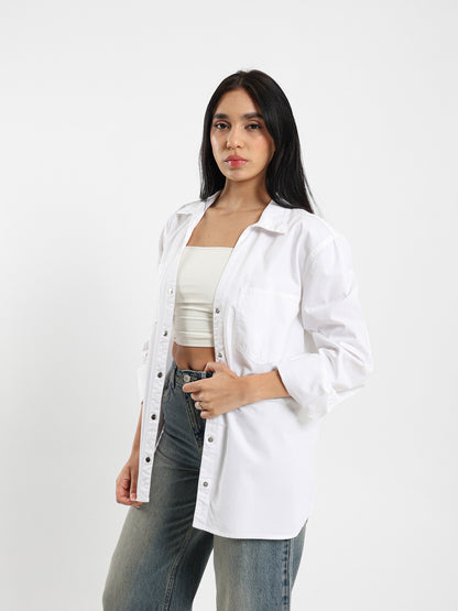 Solid Long-Sleeve Shirt