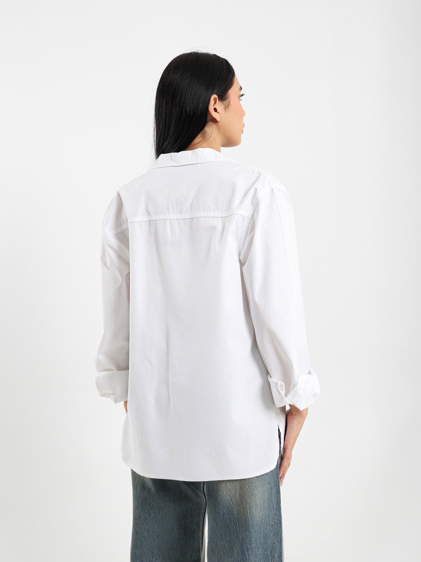 Solid Long-Sleeve Shirt