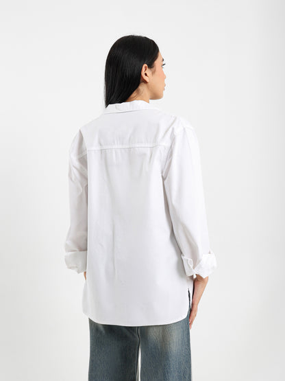 Solid Long-Sleeve Shirt
