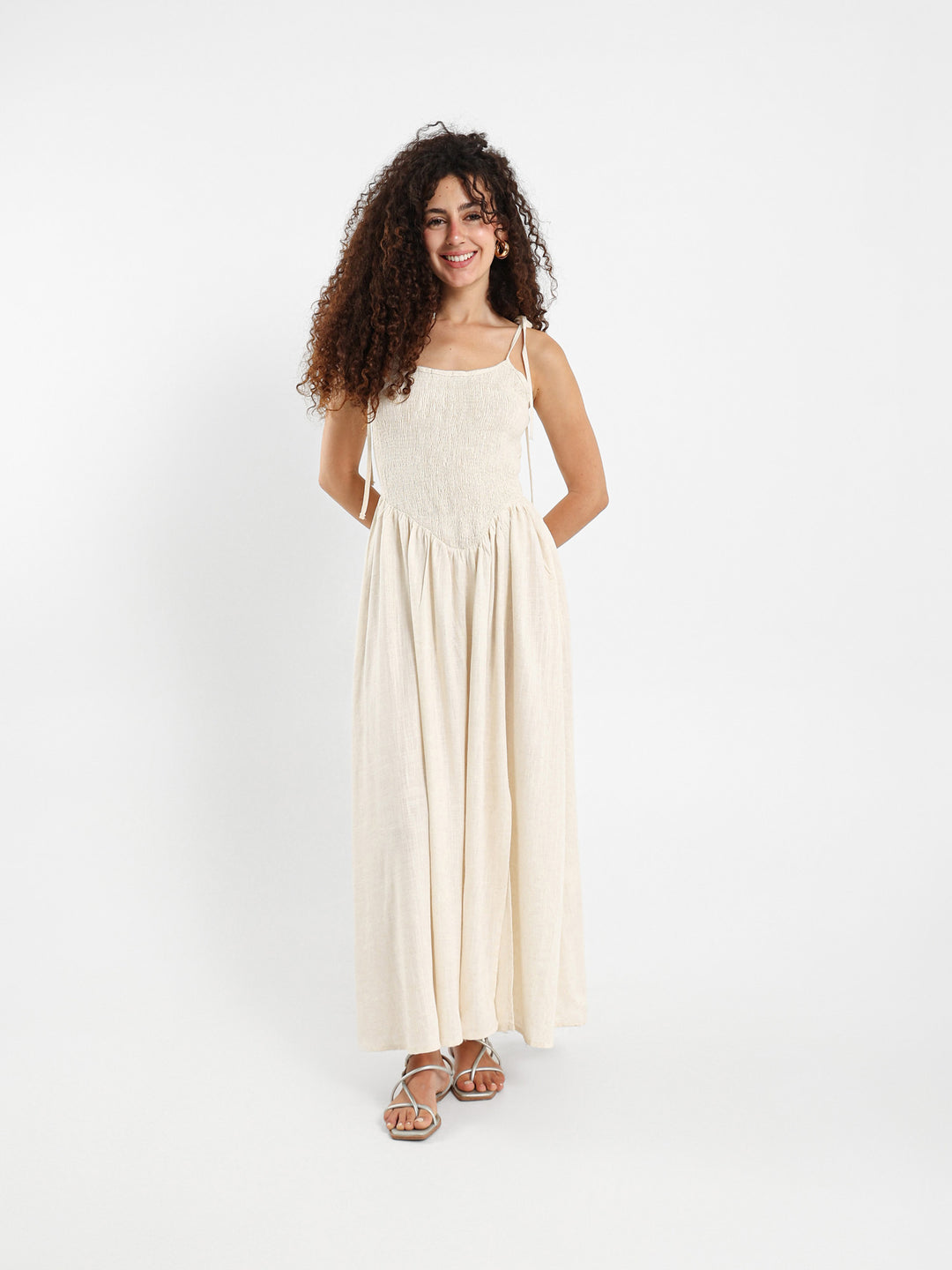 Maxi Shirt Dress With Side Slits