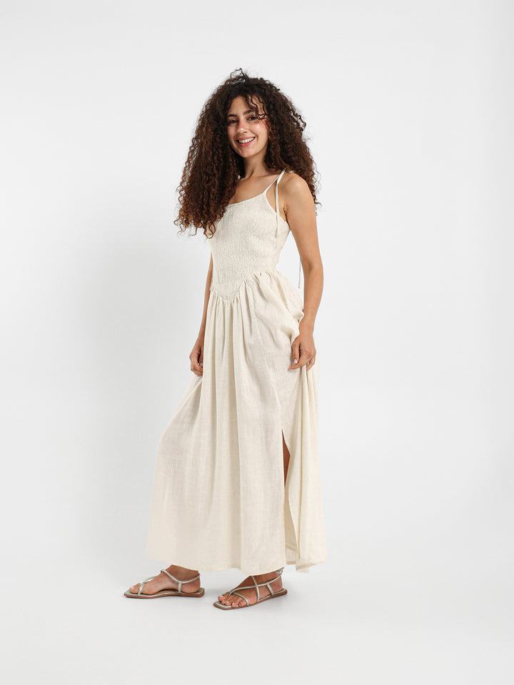 Maxi Shirt Dress With Side Slits