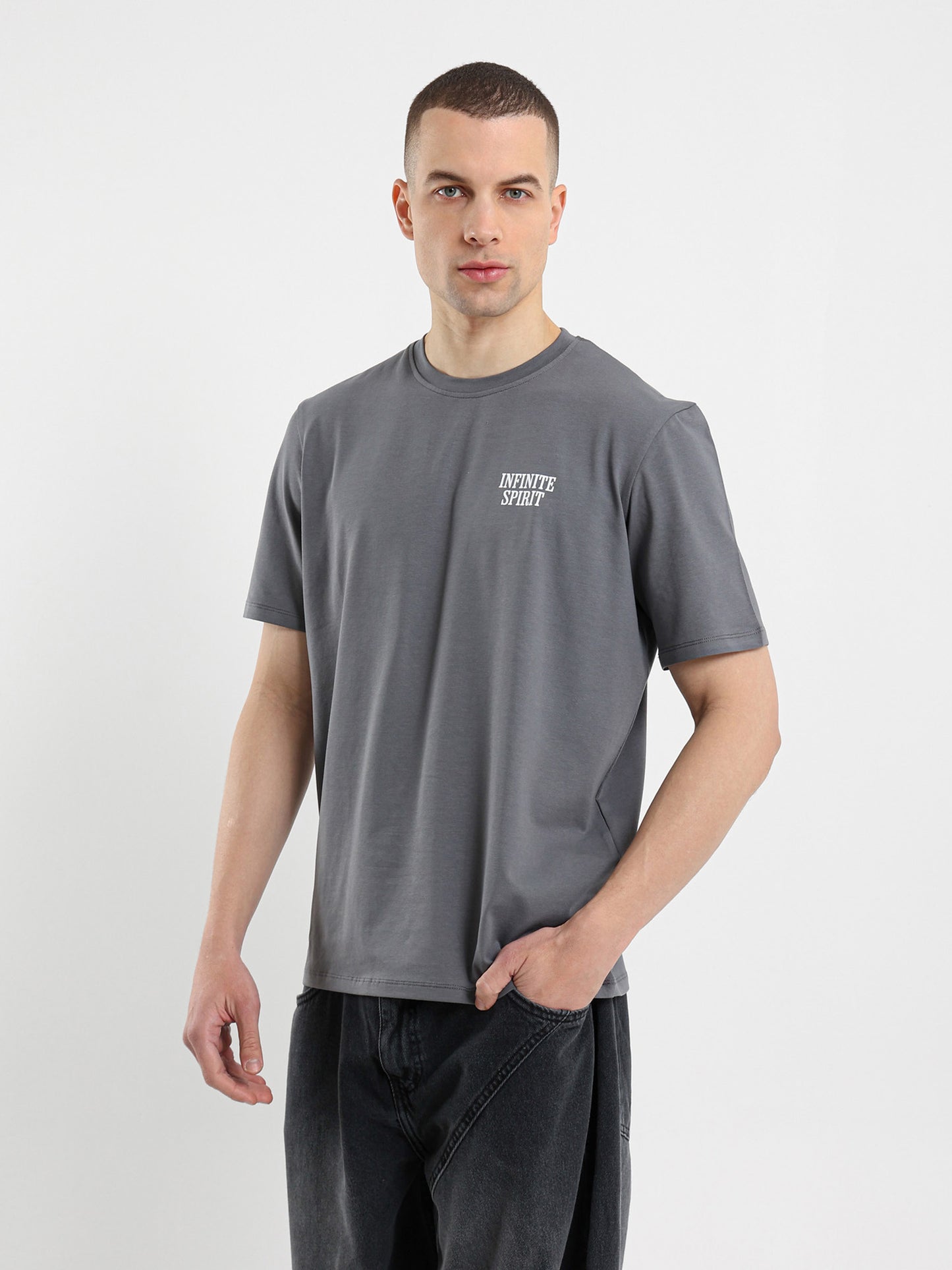 Infinity Spirit Back Print T-Shirt