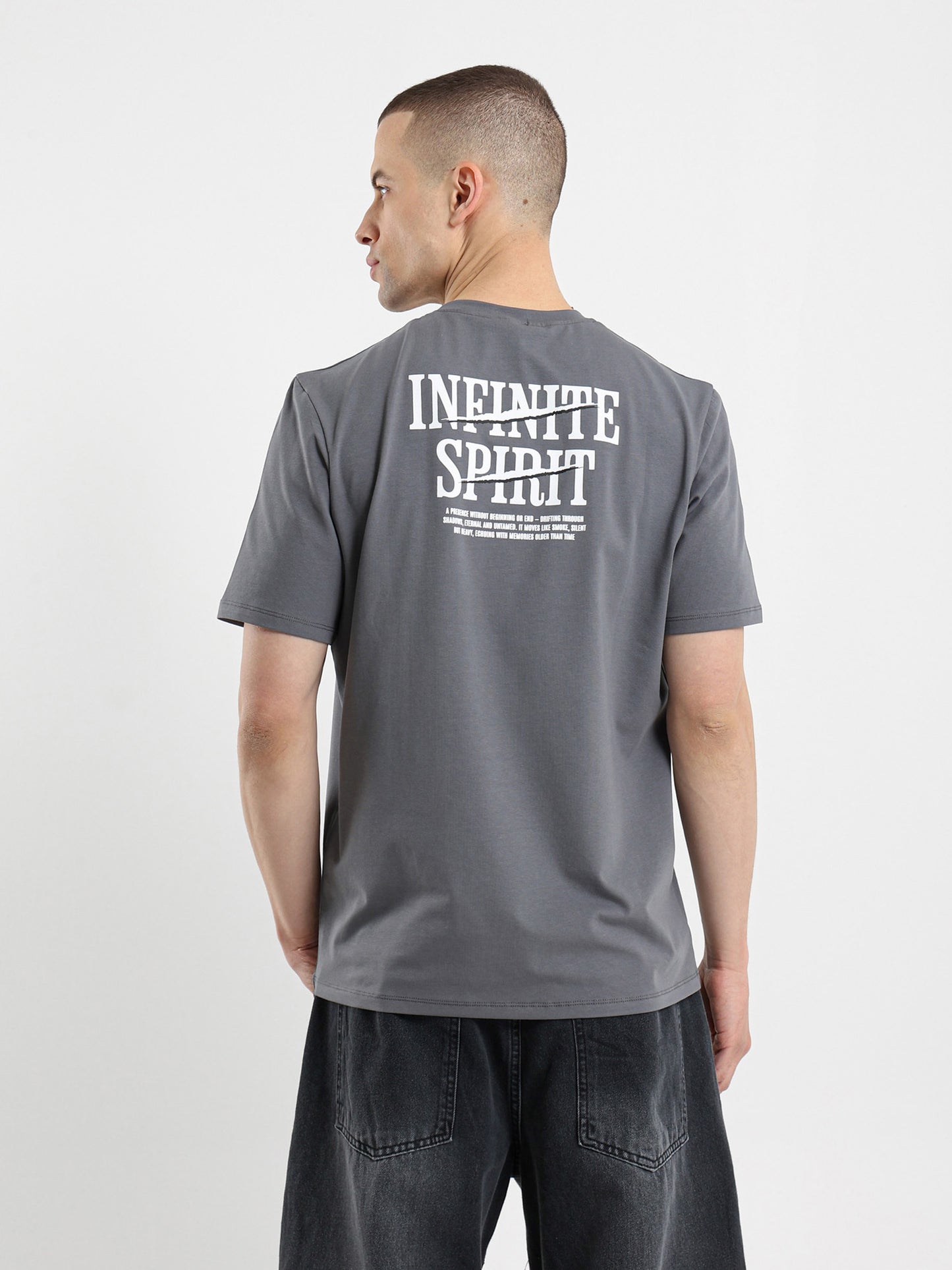 Infinity Spirit Back Print T-Shirt
